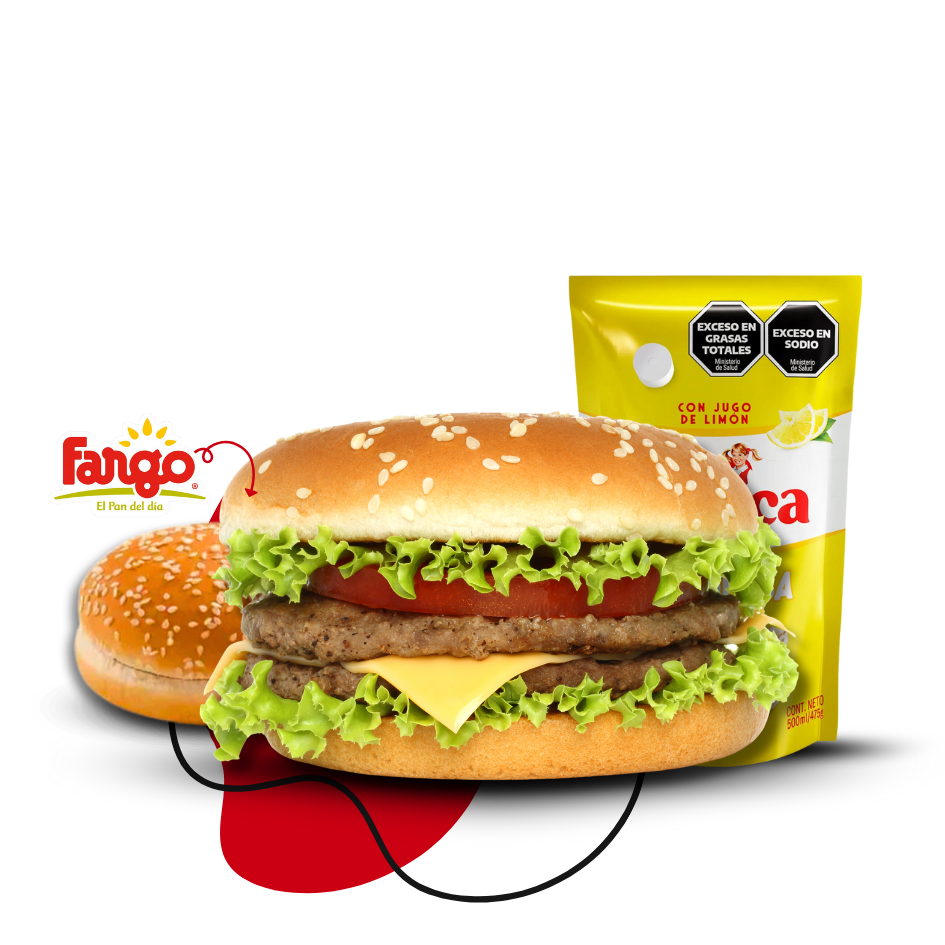 20 Maxi Hamburguesas Eco 110 Grs + P.F